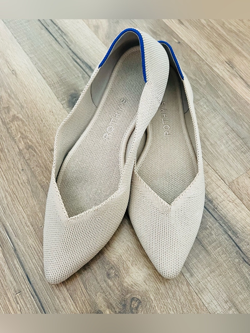 Rothy’s The Point II Washable Pointed Toe Ballerina Flats Size 6.5
